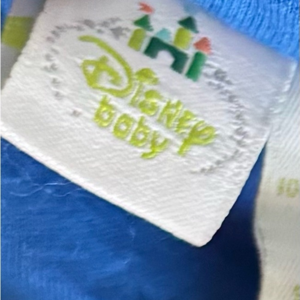 Disney Mickey Mouse Blue and White Kids Footie - Picture 4 of 12